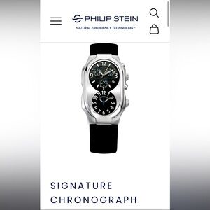 Philip Stein Teslar Signature Chronograph Watch Unisex